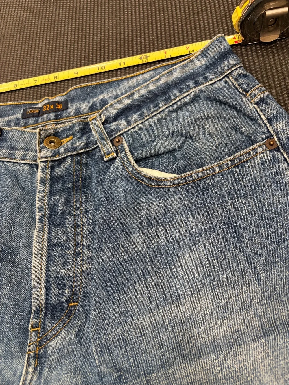 Vintage J. Crew Relaxed Straight Made in USA Denim Jeans
